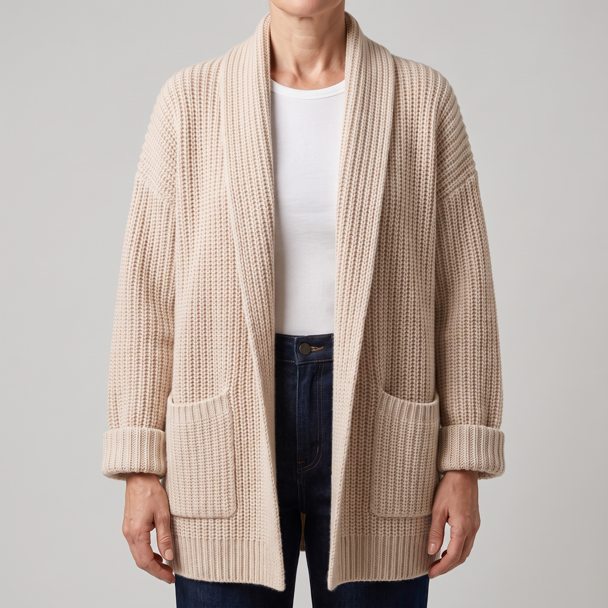 THALIRA WOOL CARDIGAN