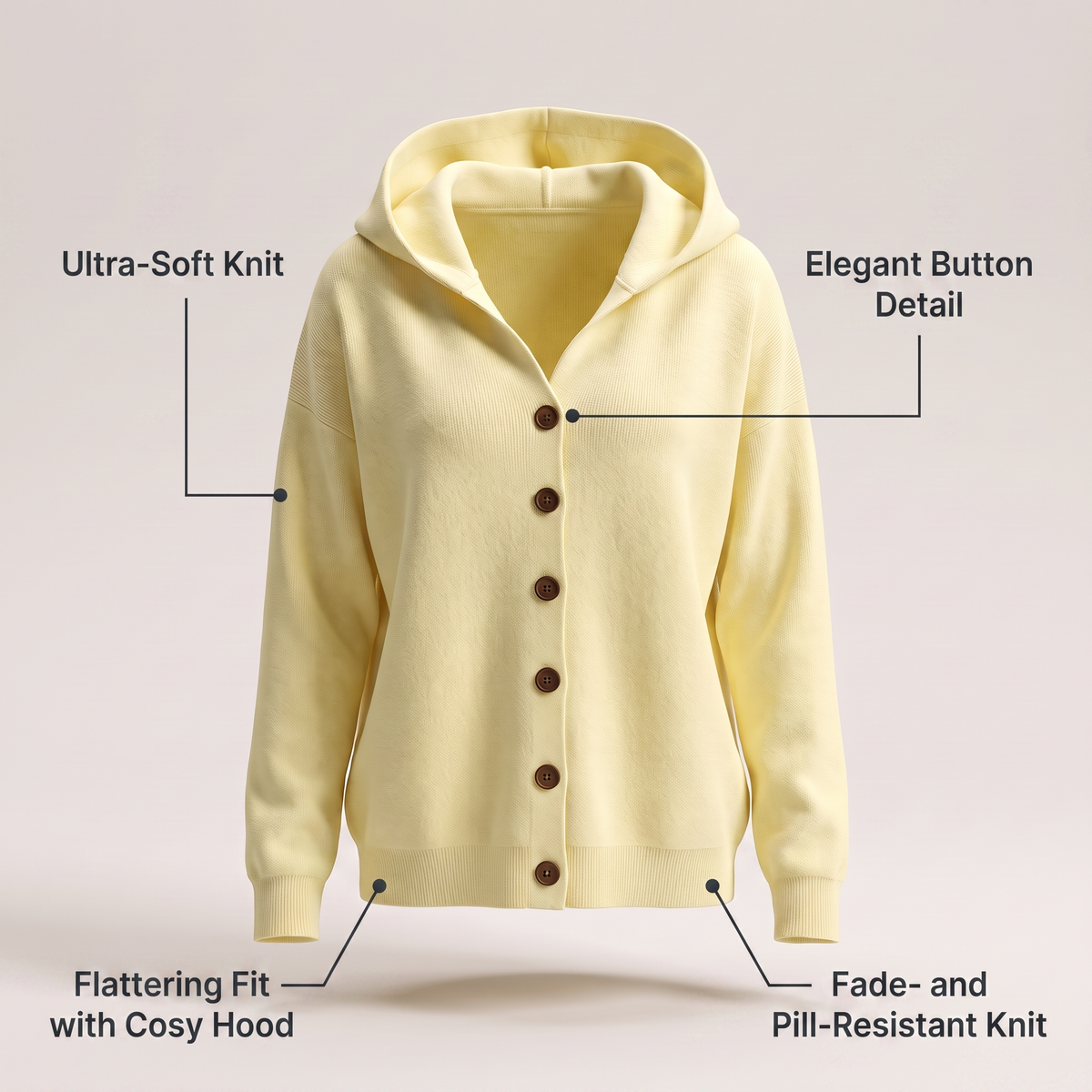 NYLAH COMFORTABLE CARDIGAN